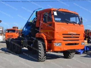 Седельный тягач КАМАЗ 53504 с КМУ Инман ИM 150N